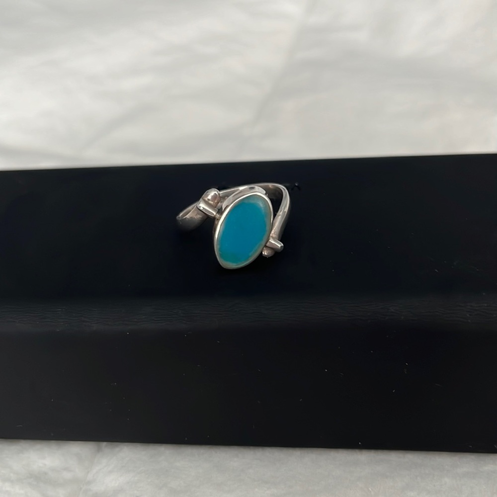 Unique Sterling Silver 950 Reversible Ring.